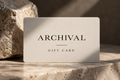 Archival Gift Card